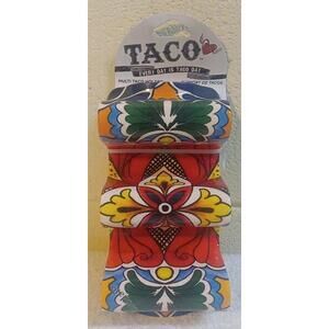 Prepara Multiple Taco Holder Stand Plastic Yellow Colorful New